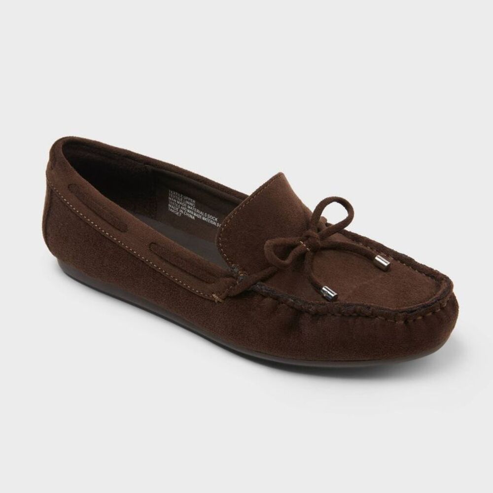 Women's Talia Boat Shoes - Universal Thread Chocolate 10